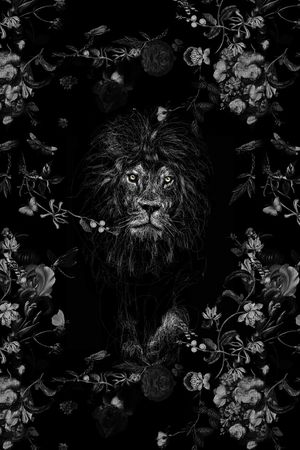 动物花卉印花华亿平台图片