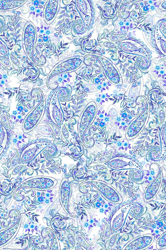 佩斯利印花华亿平台图片
