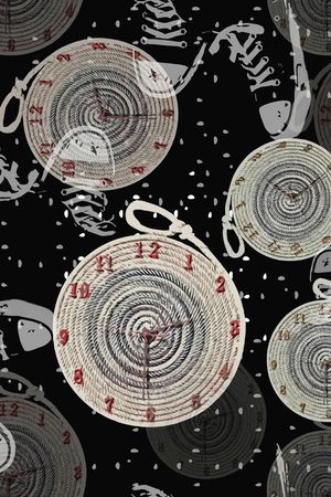 圆形印花华亿平台图片