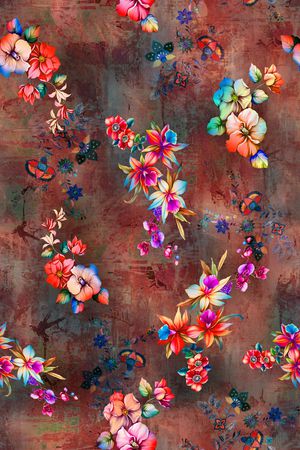 绿植树叶印花华亿平台图片