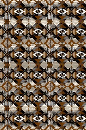 格子印花华亿平台图片