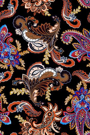 佩斯利印花华亿平台图片