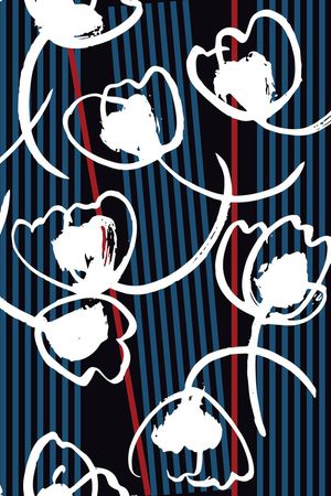 线条印花华亿平台图片