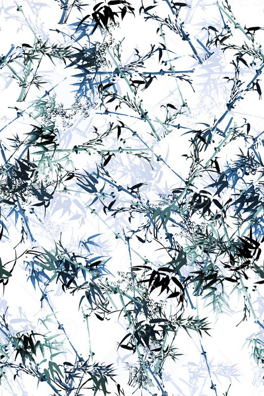 水墨风印花华亿平台图片