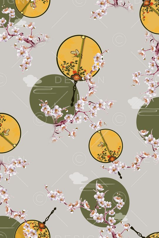 连衣裙印花华亿平台图片