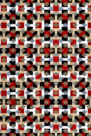 几何印花华亿平台图片