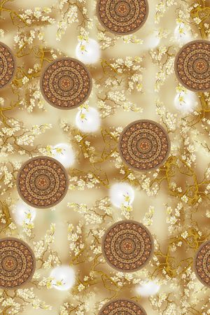 几何印花华亿平台图片