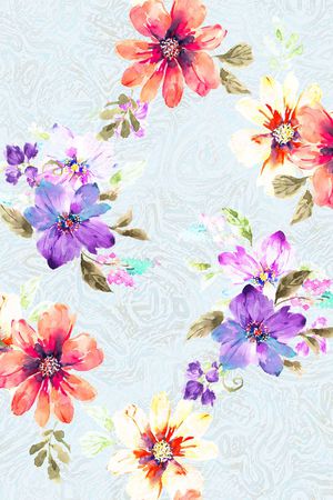 绿植树叶印花华亿平台图片