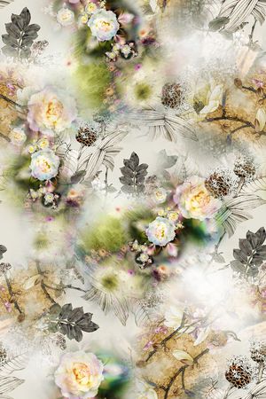 复古印花华亿平台图片