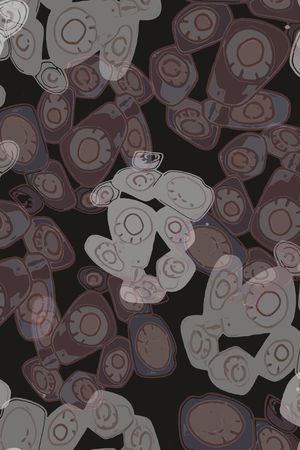 圆形印花华亿平台图片