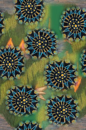 几何印花华亿平台图片