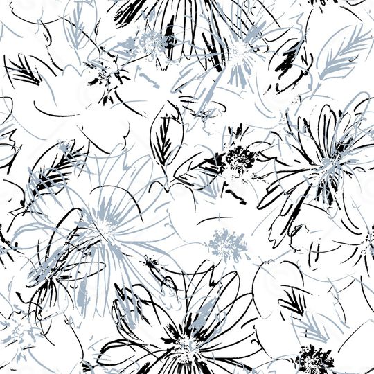 线条画印花华亿平台图片