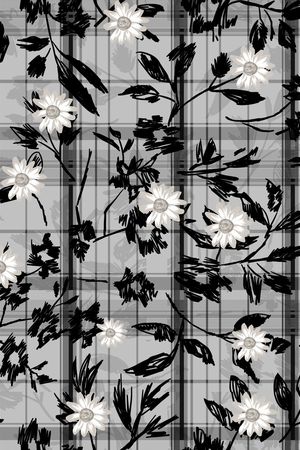 格子印花华亿平台图片