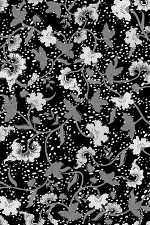 抽象花卉印花华亿平台图片