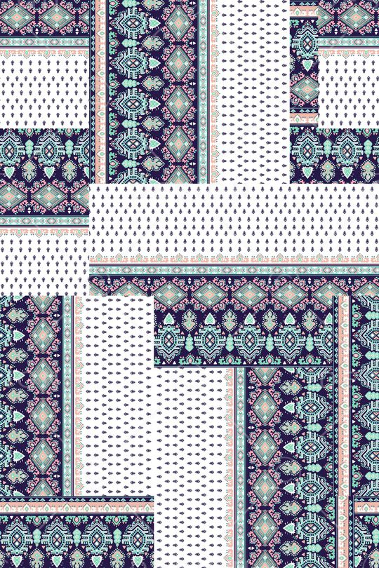 几何印花华亿平台图片