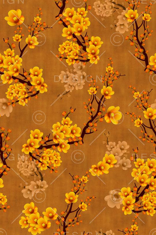 中国风印花华亿平台图片