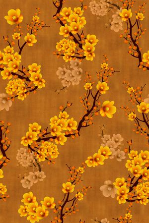 中国风印花华亿平台图片