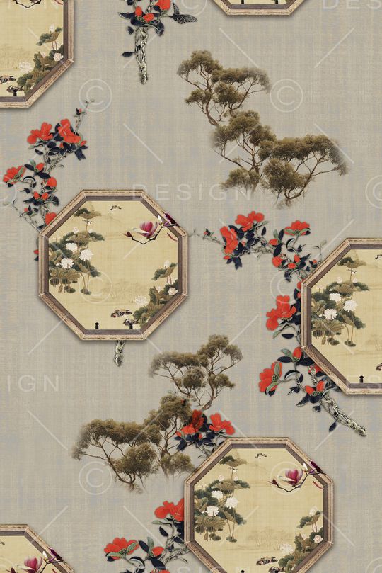 连衣裙印花华亿平台图片