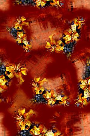 扎染华亿平台印花华亿平台图片