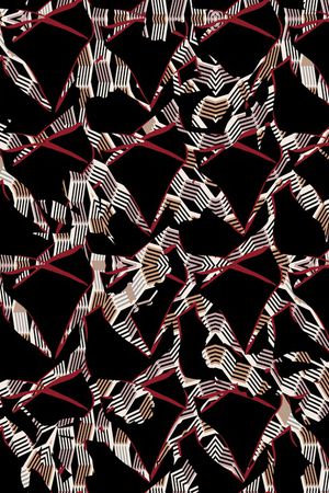 几何印花华亿平台图片