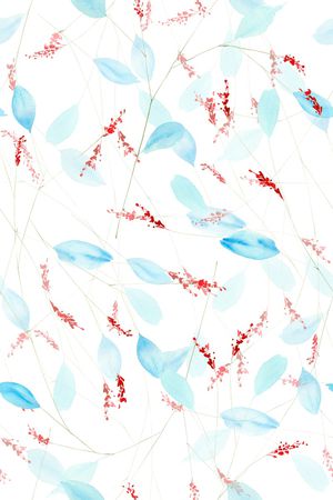 清爽底花卉印花华亿平台图片