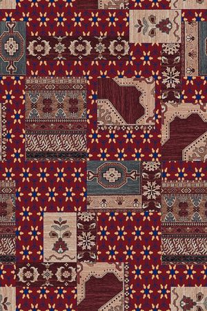 传统纹样印花华亿平台图片