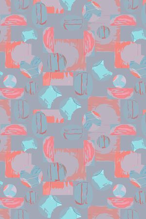 几何印花华亿平台图片