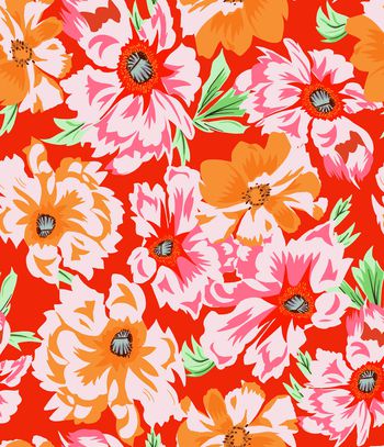 绿植树叶印花华亿平台图片