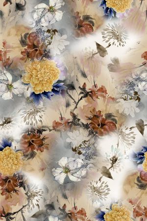 复古印花华亿平台图片