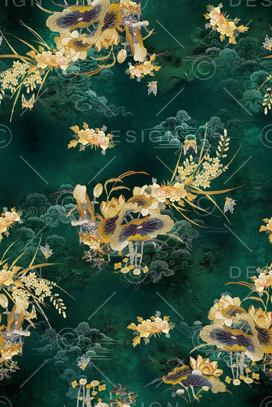 荷花印花华亿平台图片