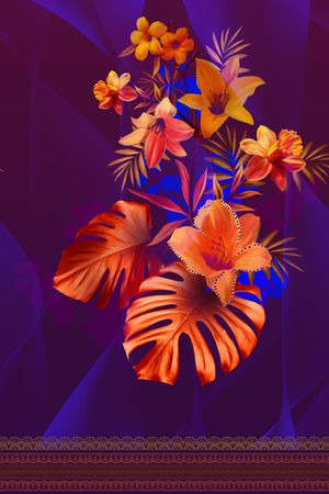 女装定位花印花华亿平台图片