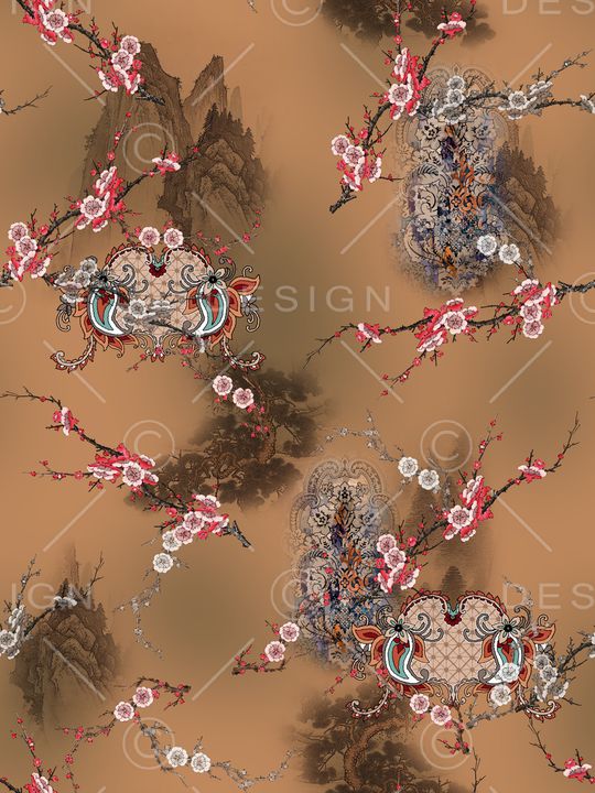 几何印花华亿平台图片