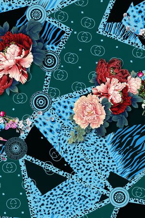 几何印花华亿平台图片