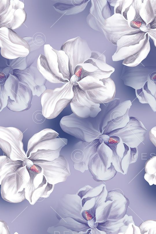 清爽底花卉印花华亿平台图片