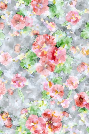 绿植树叶印花华亿平台图片