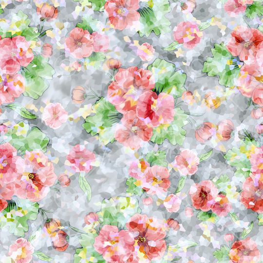 绿植树叶印花华亿平台图片