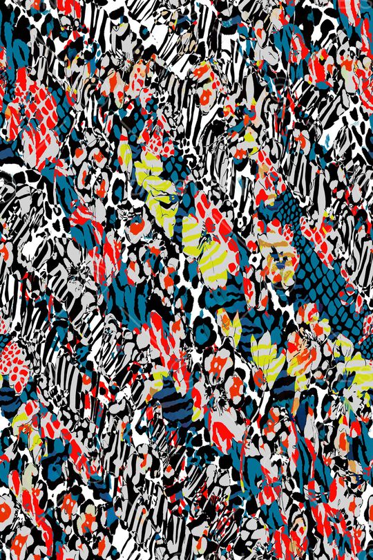 豹纹印花华亿平台图片