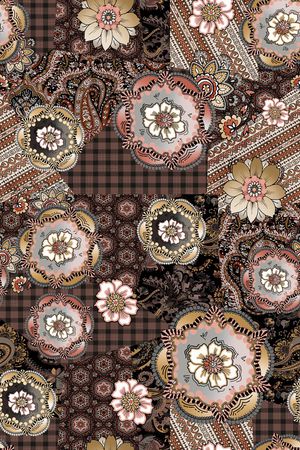 民族风印花华亿平台图片