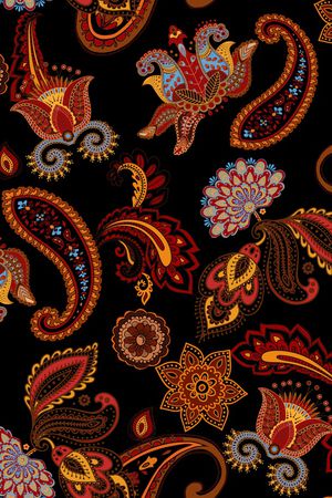 佩斯利印花华亿平台图片