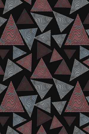 三角形印花华亿平台图片