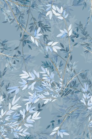 绿植树叶印花华亿平台图片