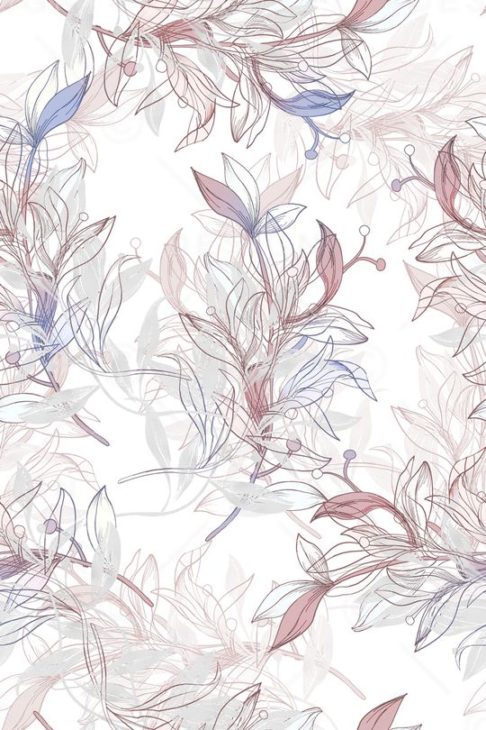 绿植树叶印花华亿平台图片