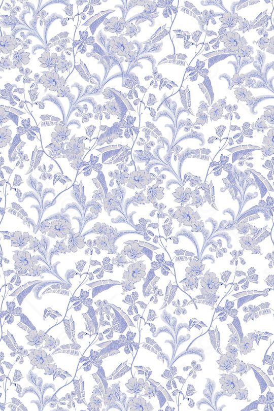 青花瓷印花华亿平台图片