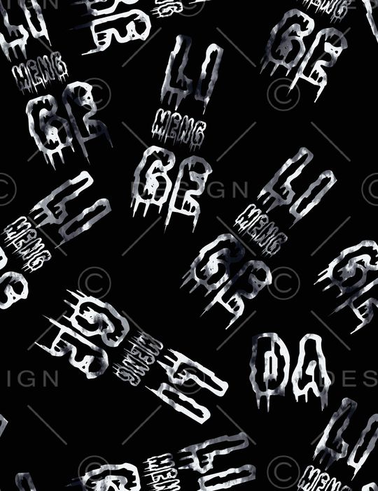 字母印花华亿平台图片