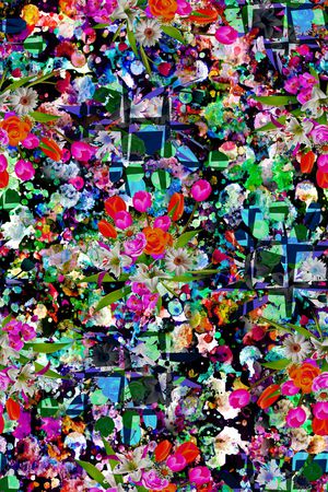 格子印花华亿平台图片