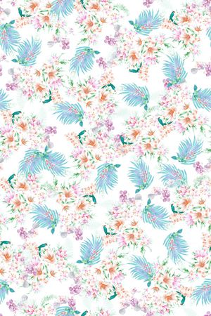 绿植树叶印花华亿平台图片