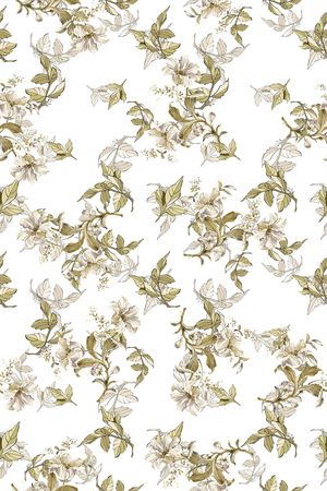 绿植树叶印花华亿平台图片