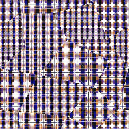 格子印花华亿平台图片