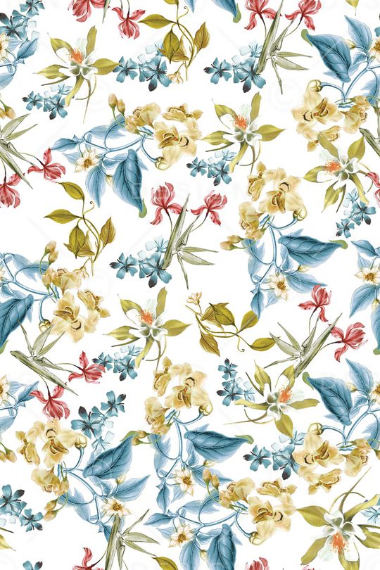 绿植树叶印花华亿平台图片