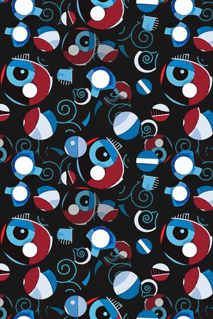 几何印花华亿平台图片